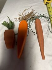 Carved wooden carrots for sale  Sun Prairie