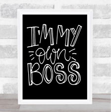 Boss quote print for sale  UK