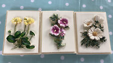 Floral wall plaques for sale  NORTHAMPTON
