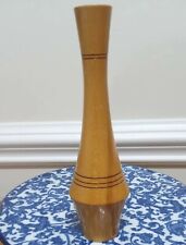 Wooden bud vase for sale  Asheville