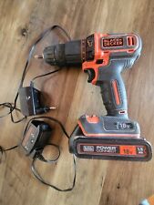 Taladro de percusión Black&decker bdcdc18-qw batería 18v con cargador, usado segunda mano  Embacar hacia Argentina