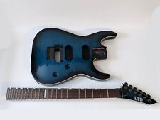Muy Bonito Cuerpo y Cuello de Guitarra Eléctrica Floyd Rose Azul ESP LTD SOLAMENTE, usado segunda mano  Embacar hacia Argentina
