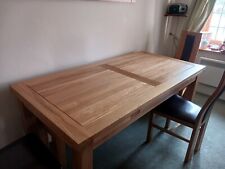 Solid oak extendable for sale  YEOVIL