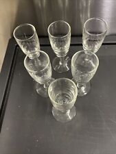 6 cordial port glasses for sale  Healdsburg