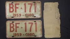 1959 ohio license for sale  Canby