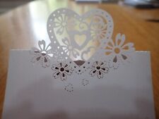White place cards for sale  HAYWARDS HEATH