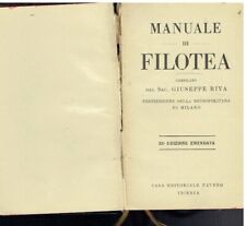 Manuale filotea usato  Italia