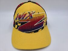 Vintage Ski-Doo MXZ Rotax Snowmobile Sno Gear Alpha Snapback Hat Cap Men Yellow for sale  Shipping to South Africa