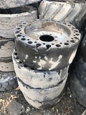 Used, Skid Steer Solid Tires With Rims  for sale  Pittston