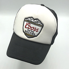 Vintage Coors Beer Tap The Rockies Foam Trucker Snapback Hat Adjustable Cap for sale  Shipping to South Africa