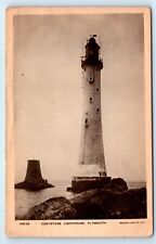 Postcard eddystone lighthouse for sale  LLANFAIRFECHAN