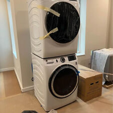 New GE Smart Electric Stackable Washers and Dryers - White- Singles/Full Sets for sale  Washington