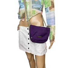 Usado, Mini bolsa tiracolo feminina Keen roxa náilon ajustável 9" comprar usado  Enviando para Brazil