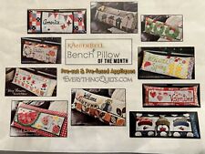 Kits de colcha de travesseiro do mês Kimberbell Bench - 12 no total! comprar usado  Enviando para Brazil