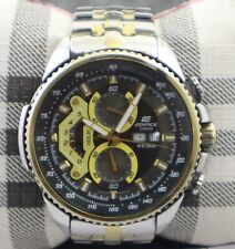 Taquímetro esfera negra Casio Edifice EF-558SG-7AVDF para hombre con reloj de cuarzo D&D, usado segunda mano  Embacar hacia Argentina