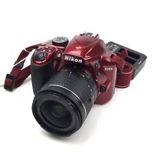 Câmera Nikon D3400 vermelha com 18-55mm VR usada boa comprar usado  Enviando para Brazil