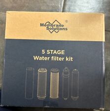 Sistema de ósmosis inversa de 5 etapas filtro de agua 50GPD RO membrana kit de 5 paquetes segunda mano  Embacar hacia Argentina