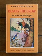 Vintage Blacky The Crow Thornton Burgess Book Green Meadow Series HC 1ª Edição comprar usado  Enviando para Brazil