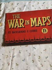 1941 war maps for sale  GOOLE