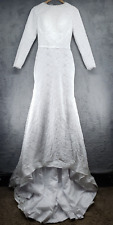 Beautiful Elegant Lacey Wedding Dress White Lace Pearls 26" Waist, used for sale  Shipping to South Africa