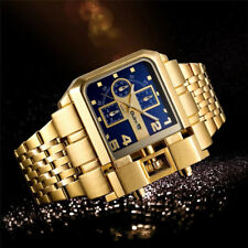 Oulm 3364 relógio de aço inoxidável dourado data automática quartzo tamanho grande designer exclusivo comprar usado  Enviando para Brazil