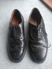 Black saxone brogues for sale  IVYBRIDGE