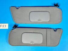 2001-2005 Ford Explorer Sport Trac Sun Visor Set Right Left With Clips 01-05 OEM for sale  Shipping to South Africa