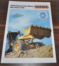 Ładowarka kołowa Hanomag 15F ładowarka kołowa brochure broszura na sprzedaż  PL