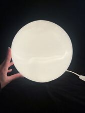 Ikea Modern Fado Large White Glass Ball Globe Lamp Table Light Lighting 10" Xlnt, used for sale  Shipping to South Africa