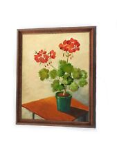 Vintage framed geranium for sale  Moraga