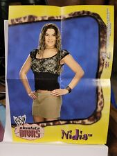 Mini pôster NIDIA 2002 Fleer WWE Absolute Divas pré-dobrado 5" X 7" comprar usado  Enviando para Brazil