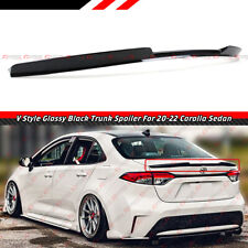 PARA 2020-2024 TOYOTA COROLLA 4DR SEDAN JDM V TIPO BRILHO PRETO TAMPA DO PORTA-MALAS SPOILER comprar usado  Enviando para Brazil