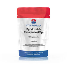 Usado, Pyridoxal-5-Phosphate (P5p) 100mg cápsulas VITAPHARMA comprar usado  Enviando para Brazil