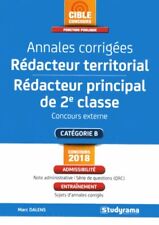 Annales corrigées rédacteur d'occasion  France