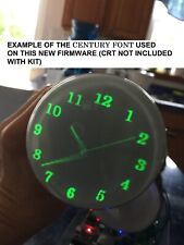 OSC7.0 Oscilloscope Clock Kit CRT Cathode ray tube Scope New Design century font for sale  Finksburg