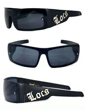 Gafas de sol Locs para hombre motorista diseñador negro mate LC54 segunda mano  Embacar hacia Argentina