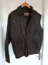 Leather jacket men for sale  BROUGH