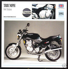 Triumph 900cc 1991 Trident (885cc) hoja de especificaciones de fotos tarjeta de estadísticas segunda mano  Embacar hacia Argentina