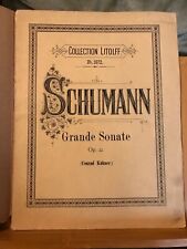 Schumann sonate piano d'occasion  Rennes