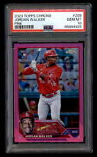 JORDAN WALKER 2023 TOPPS CHROME #209 PSA 10 GEM REFRATOR ROSA NOVATO PERFEITO T1747 comprar usado  Enviando para Brazil