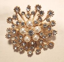 Floral brooch pin for sale  Shipping to United Kingdom