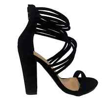 Shoe Republic LA Drifta Strappy Heel Black Womens Size 6 for sale  Shipping to South Africa