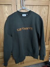 Carhartt sweatshirt embroidere for sale  LOWESTOFT