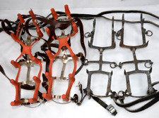 2 Pair Ice Crampons Climbing Cleats Stubai SMC Size M & 41 Vtg Good Cond Spikes, used for sale  Shipping to South Africa