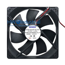Used, 1PC RUNDA 12025H 12cm 24V 0.25A 2-wire Inverter Welding Machine Cooling Fan for sale  Shipping to South Africa