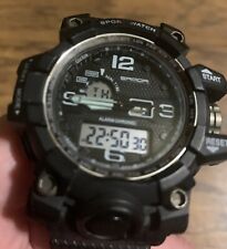 Relógio esportivo estilo militar SAMOA 742 pulseira preta fecho duplo WR 30M NÃO G-Shock comprar usado  Enviando para Brazil