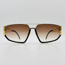 Italian Graffiti Sunglasses Men's Women's Angular Gold Vintage 80s Model 8220, used for sale  Shipping to South Africa