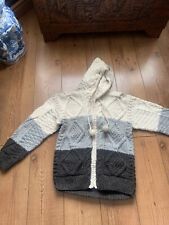 Chunky knit grey for sale  LIVERPOOL