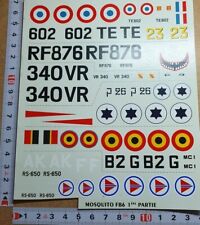 Decals havilland mosquito d'occasion  Sainte-Savine