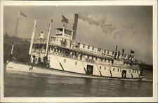Usado, Cartão postal foto real River Steamer Boat CASCA publicado no Canadá comprar usado  Enviando para Brazil